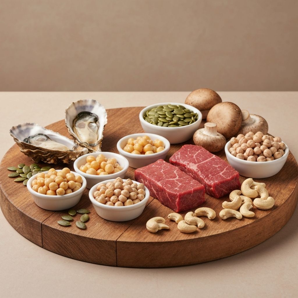 Sources alimentaires de zinc